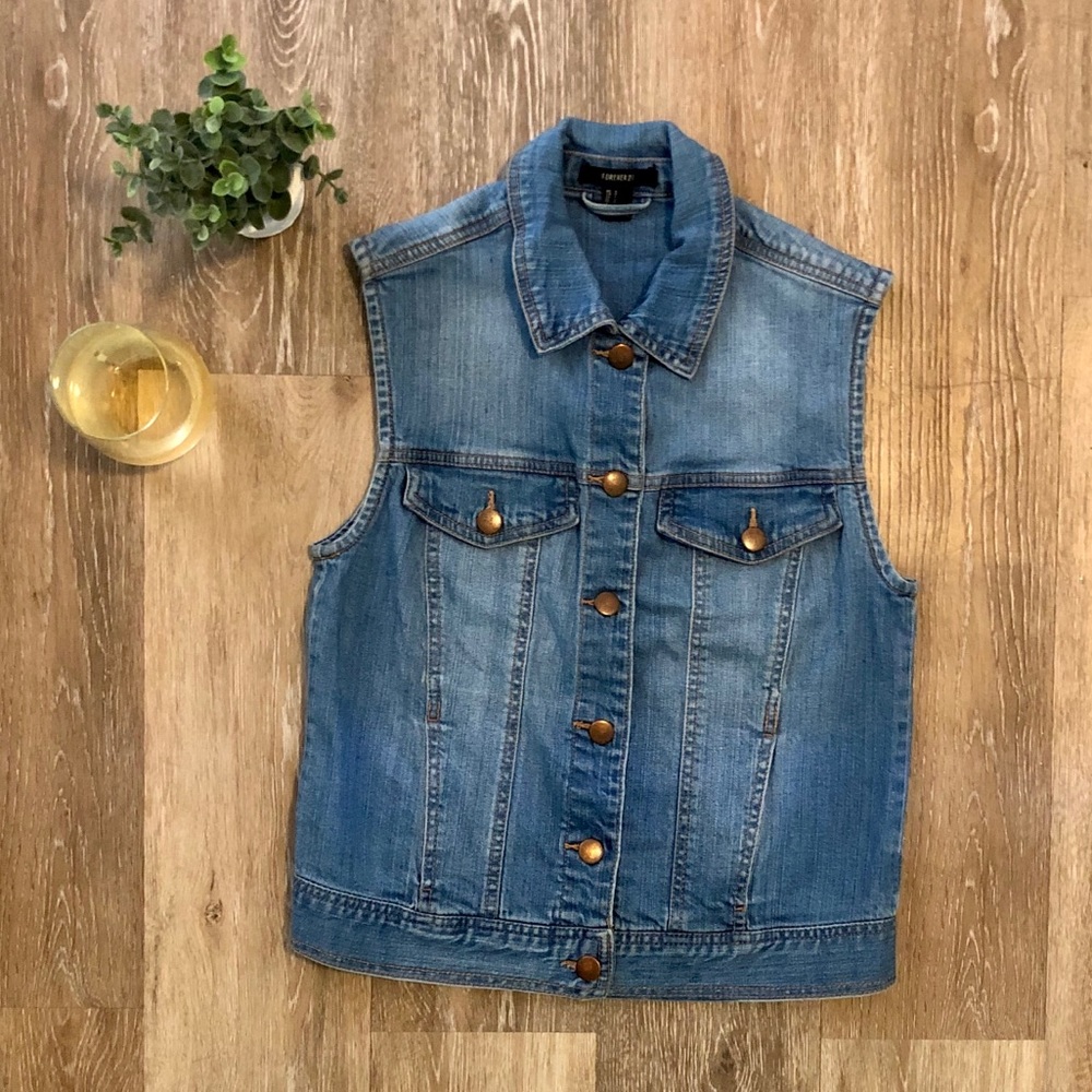 🔹Denim Vest🔹